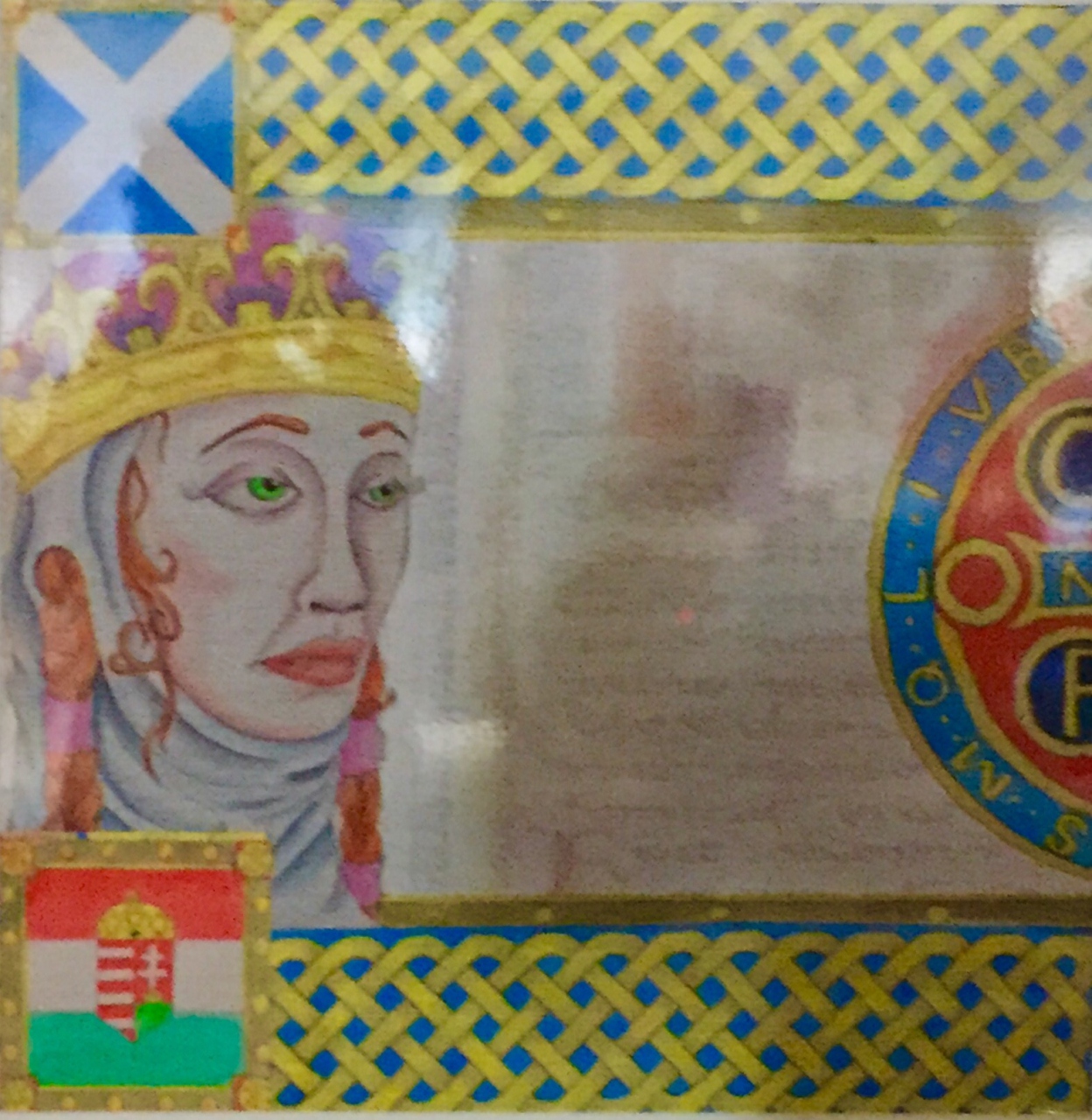 Picture of Queen Margaret of Scotland Tryptisch 1 by James Dorward