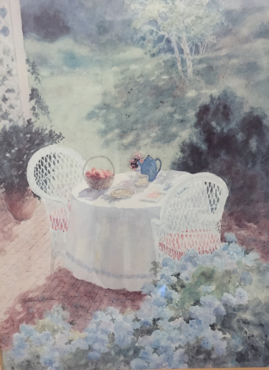 Picture of Tea Table by Mildred Bartea