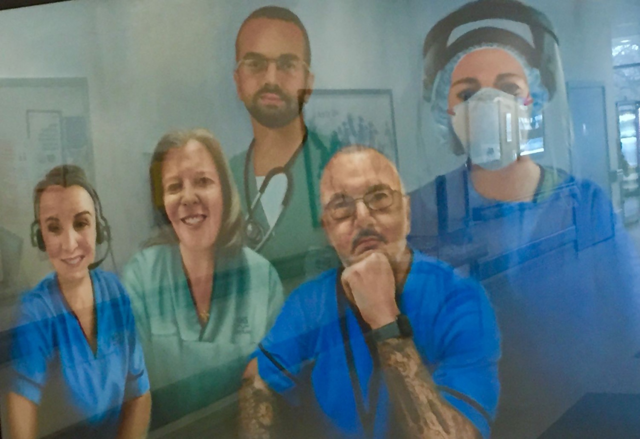 Picture of Portrait of NHS Fife Staff Heroes by Alan Stephens