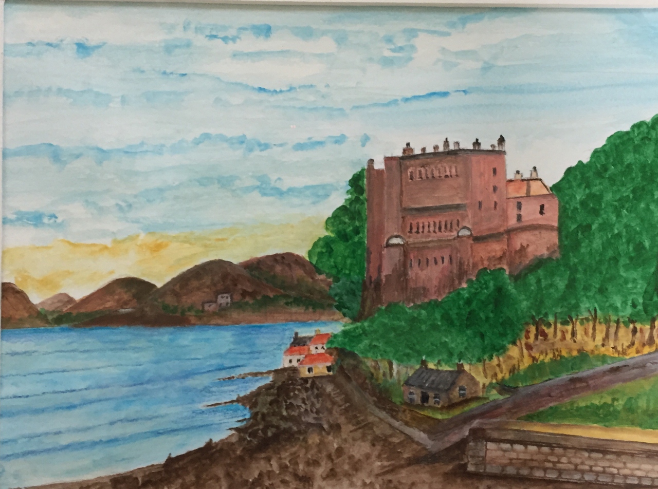 Picture of Wemyss castle by John Dryburgh