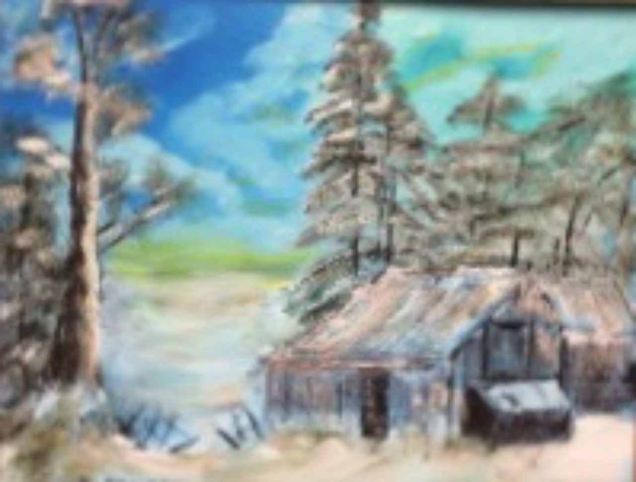 Picture of Forest Hut by W Crookston