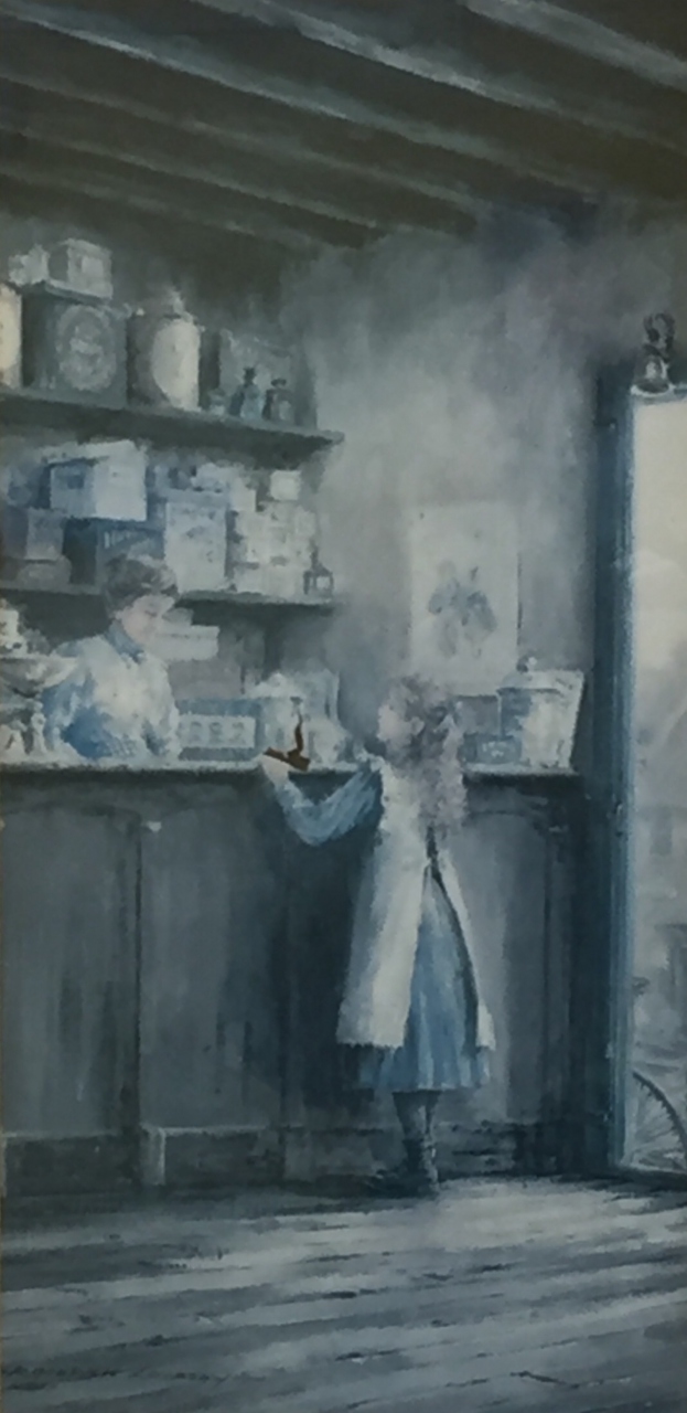 Picture of The Girl in the Shop by R Lovesley