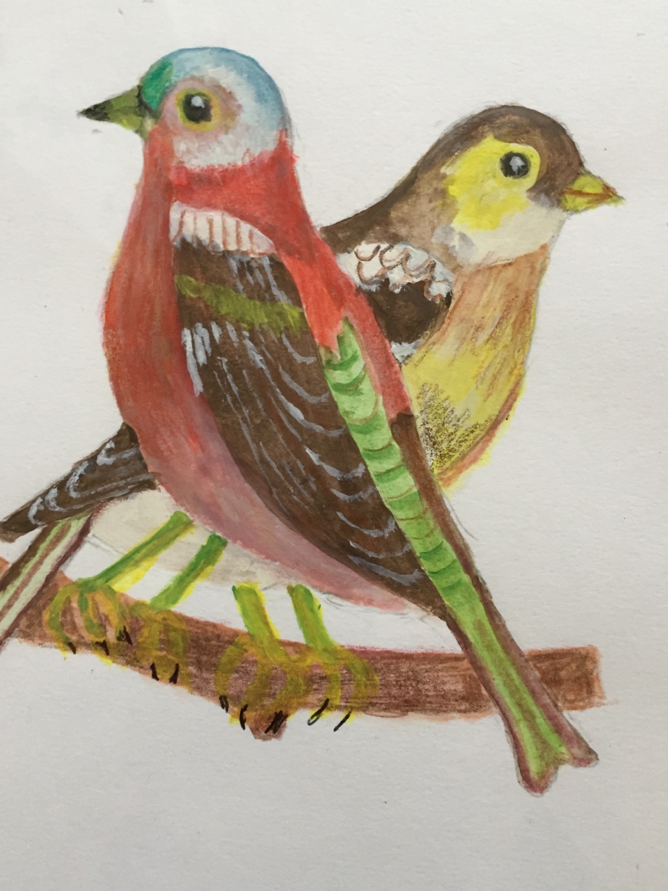 Picture of Two Birds 2 by John Dryburgh