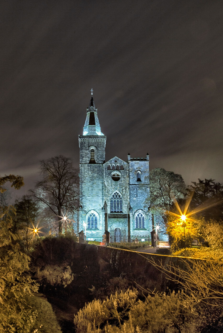 Picture of Abbey at Night by Artist Unknown