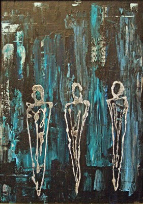 Picture of Blue/Black Figures by Justin Baldwin