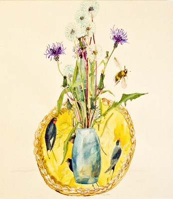 Picture of Thistles & Dandelions by Fiona Dick