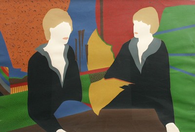 Picture of A Put Upon Pair Player by Carmen Ambrozevich