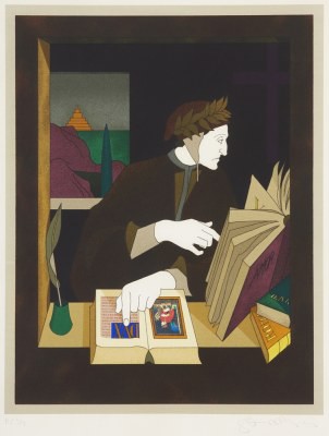 Picture of Dante in his Study by Tom Phillips