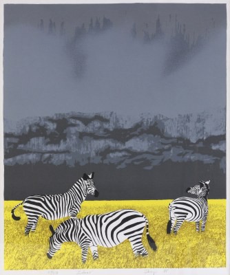 Picture of Zebras by Anthony Sharp