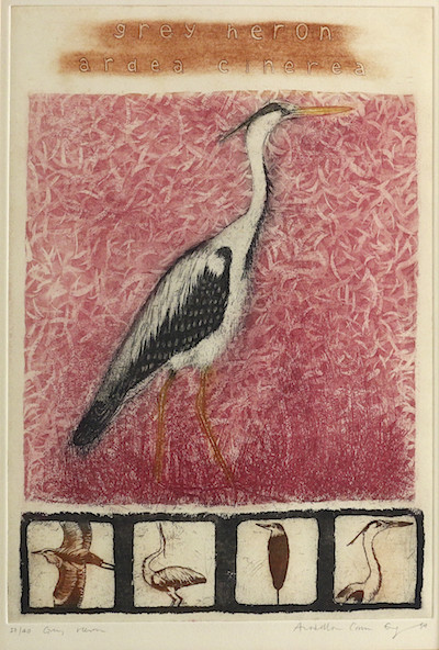 Picture of Grey Heron (1994) by Arabella Crum Ewing