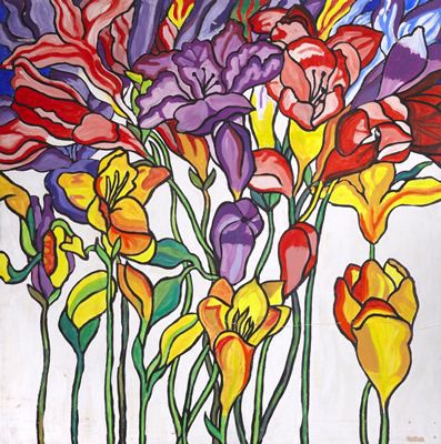 Picture of Freesias by J Upton