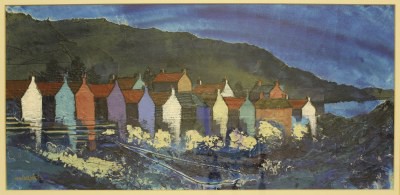 Picture of Gable Ends, Crovie, Morayshire by Jane Duckfield