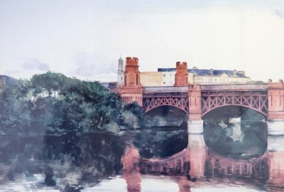 Picture of Central Station Bridge Over the Clyde by Gerard M Burns