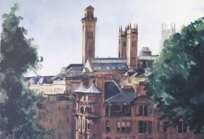 Picture of Trinity College Towers by Gerard M Burns