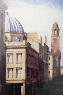 Picture of Corner of Rose St. and Sauchiehall St. by Gerard M Burns