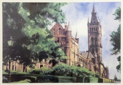 Picture of Glasgow University by Gerard M Burns