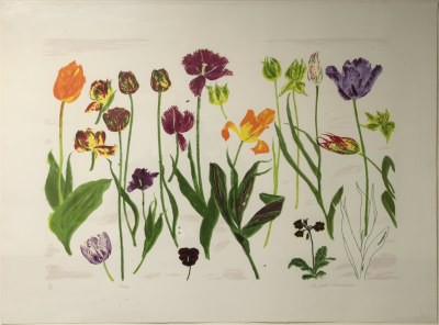 Picture of Tulips by Elizabeth Blackadder