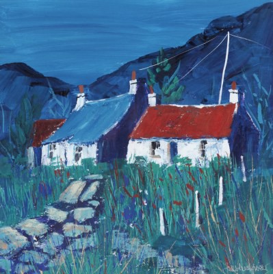 Picture of Crofts at Portuairk, Ardndmurchan by Jane Duckfield