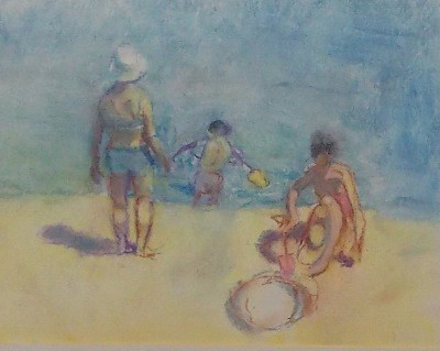 Picture of Beach Scene by Dr R Whitelaw