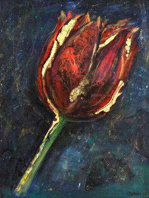 Picture of Scarlet Tulip III by Kosana Marton