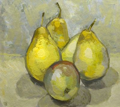 Picture of Pears & Apple by Alfons Bytautas