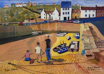 Picture of Crail Harbour by Allan C Beveridge