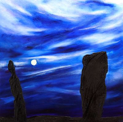 Picture of Moonlight, Lundin Links by Cherie Sullivan