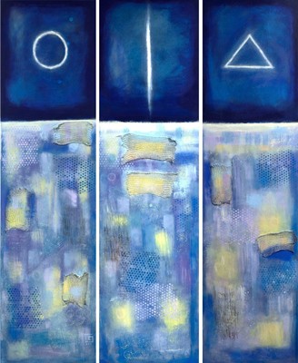 Picture of Mind, Body, Spirit Triptych by Ritchie Collins