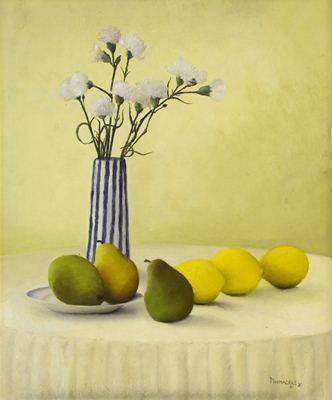 Picture of Lemons and Pears by M W Macrae