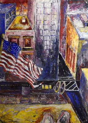 Picture of American Flag by Artist Unknown