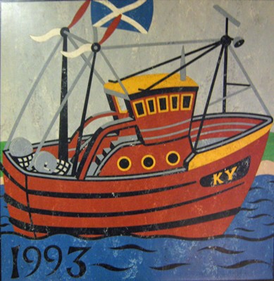 Picture of Boat, Kirkcaldy by Jane Hyslop