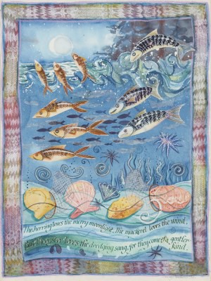Picture of The Herring, the Mackerel and the Oyster by Nicky Sanderson