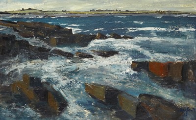 Picture of Rocks and Sea by Ian Scott