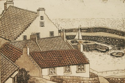 Picture of Fishing Village, Fife by Beatrix Blake