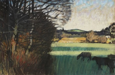 Picture of Cows in the Field by Alexander R. Robb