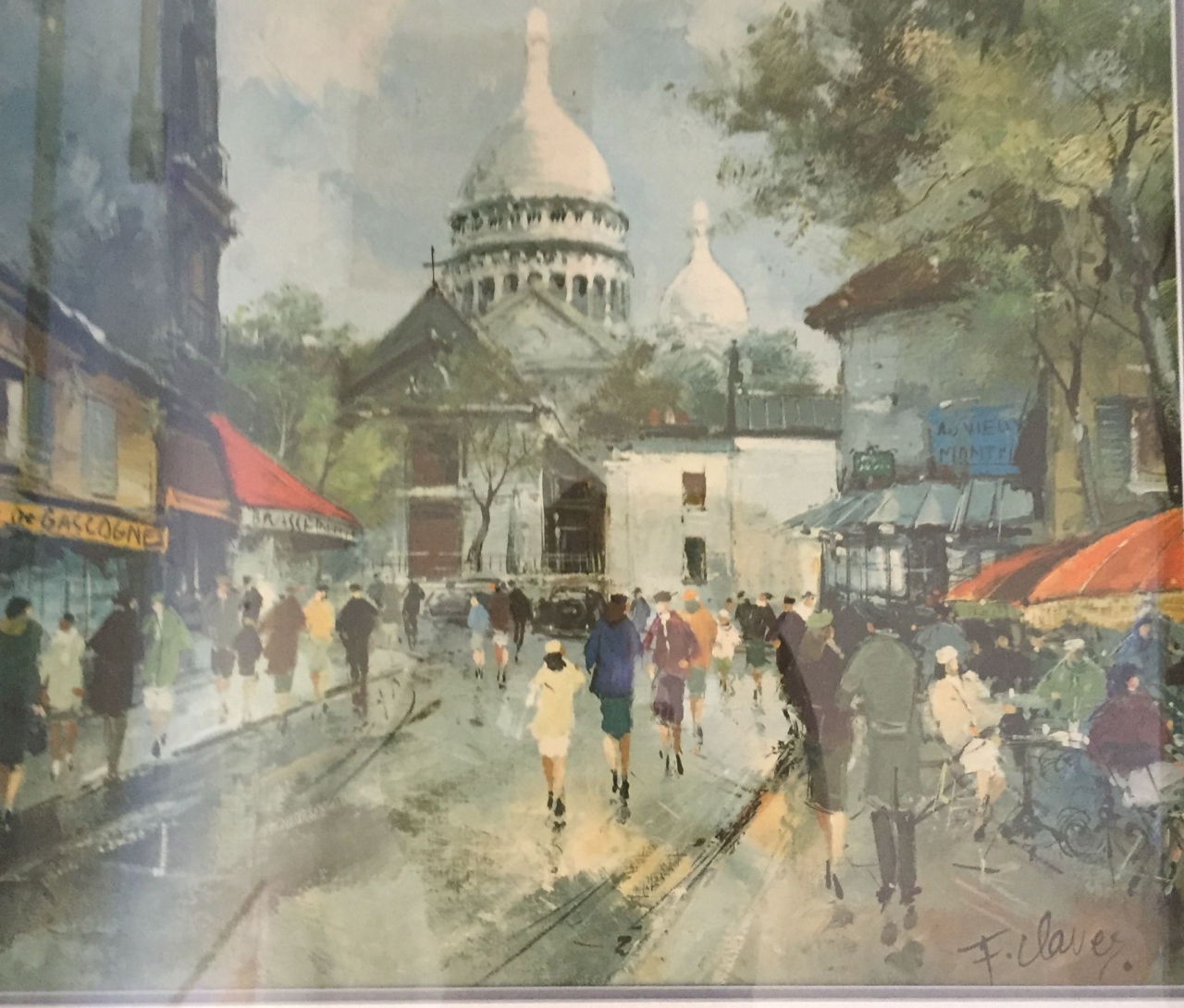 Picture of Le Sacre Coeur, Paris by F Claves