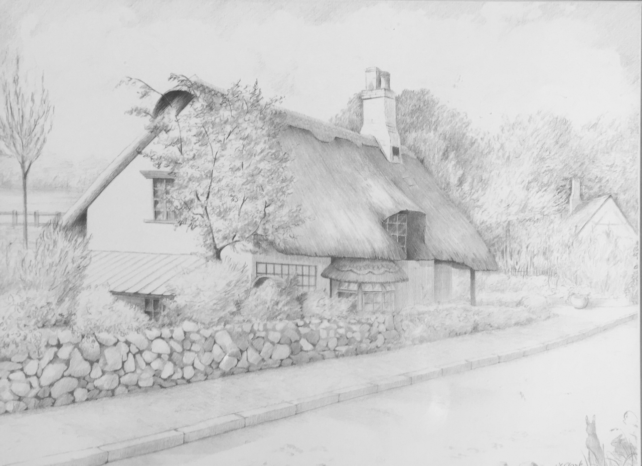 Picture of Cottage by J.F. Clark