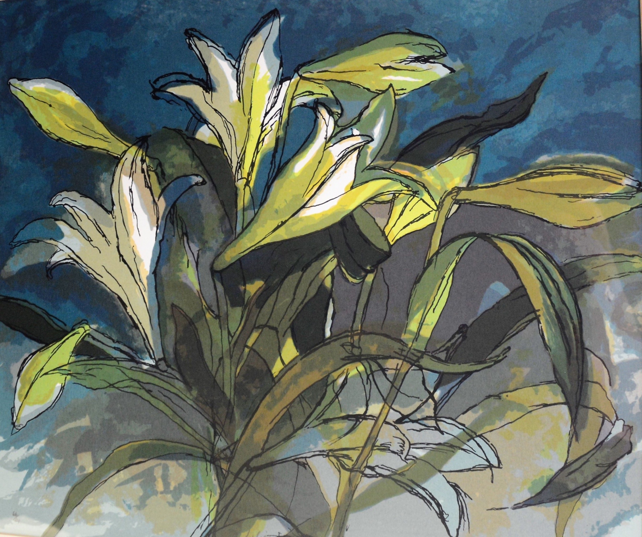 Picture of Lilies by Robert W. Batchelor