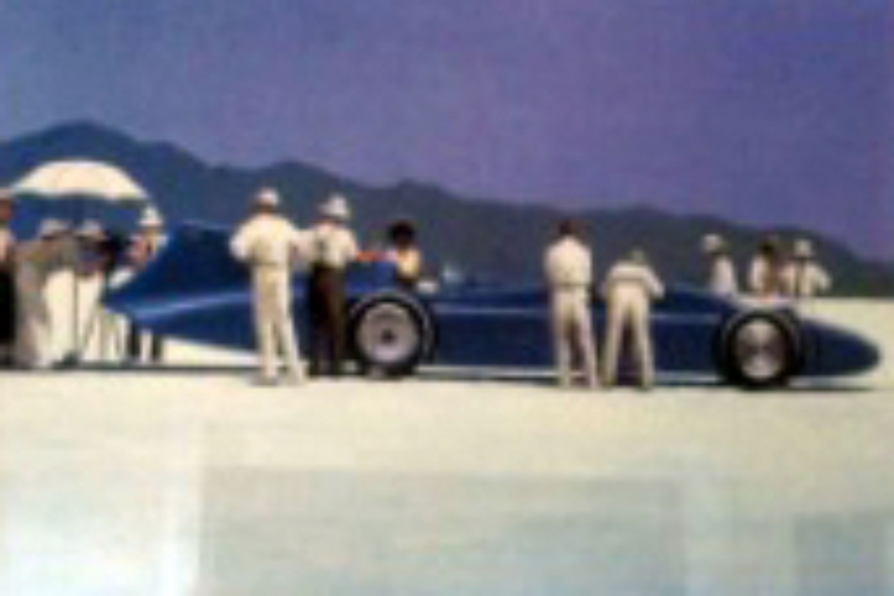 Picture of Bluebird at Bonneville by Jack Vettriano