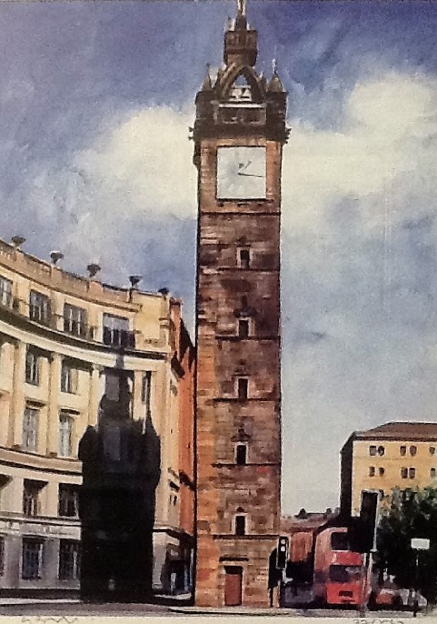 Picture of The Tolbooth Steeple, Glasgow Cross by Gerard M Burns