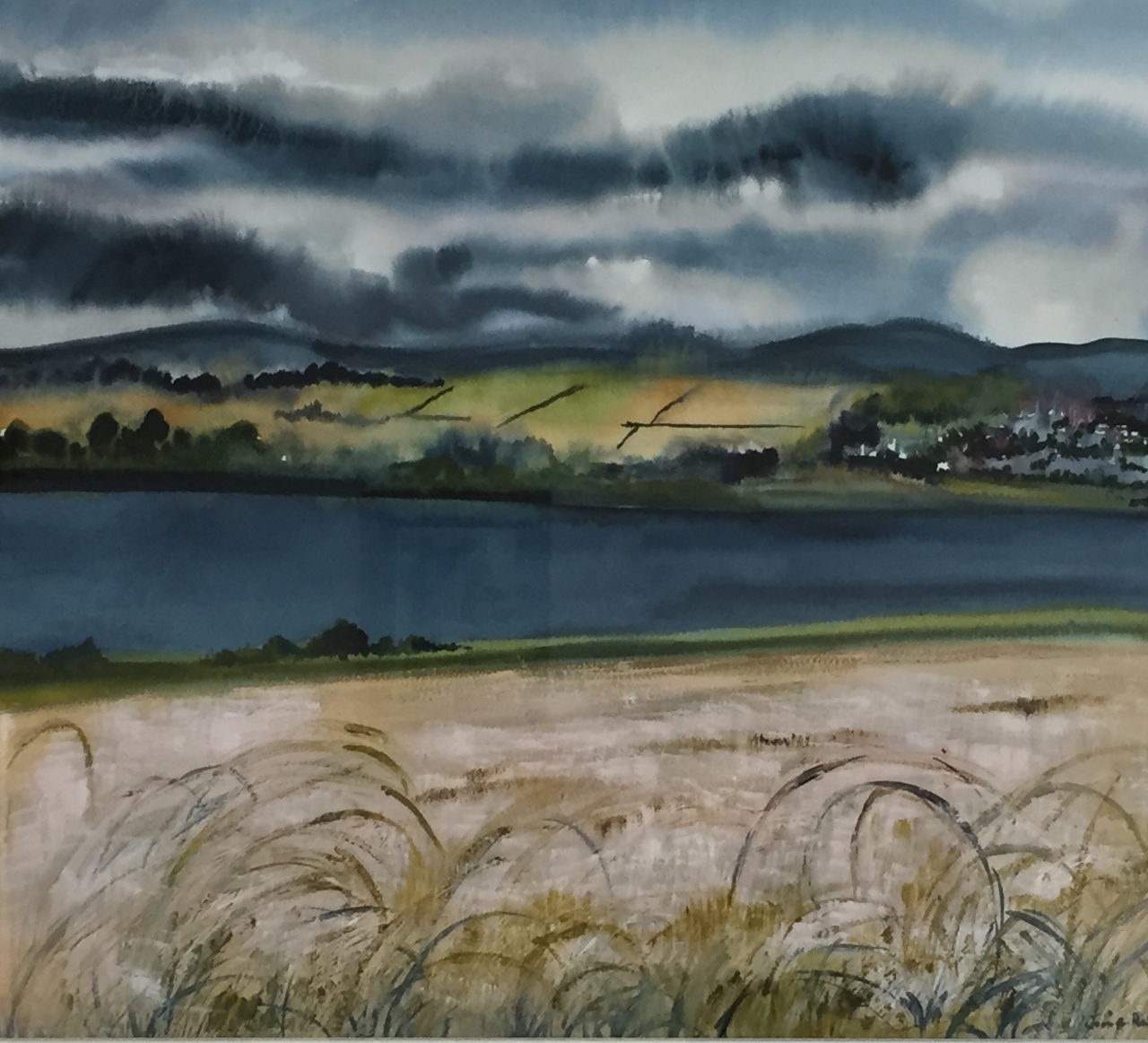 Picture of Late Summer Fields – The Tay by Jennifer Reid