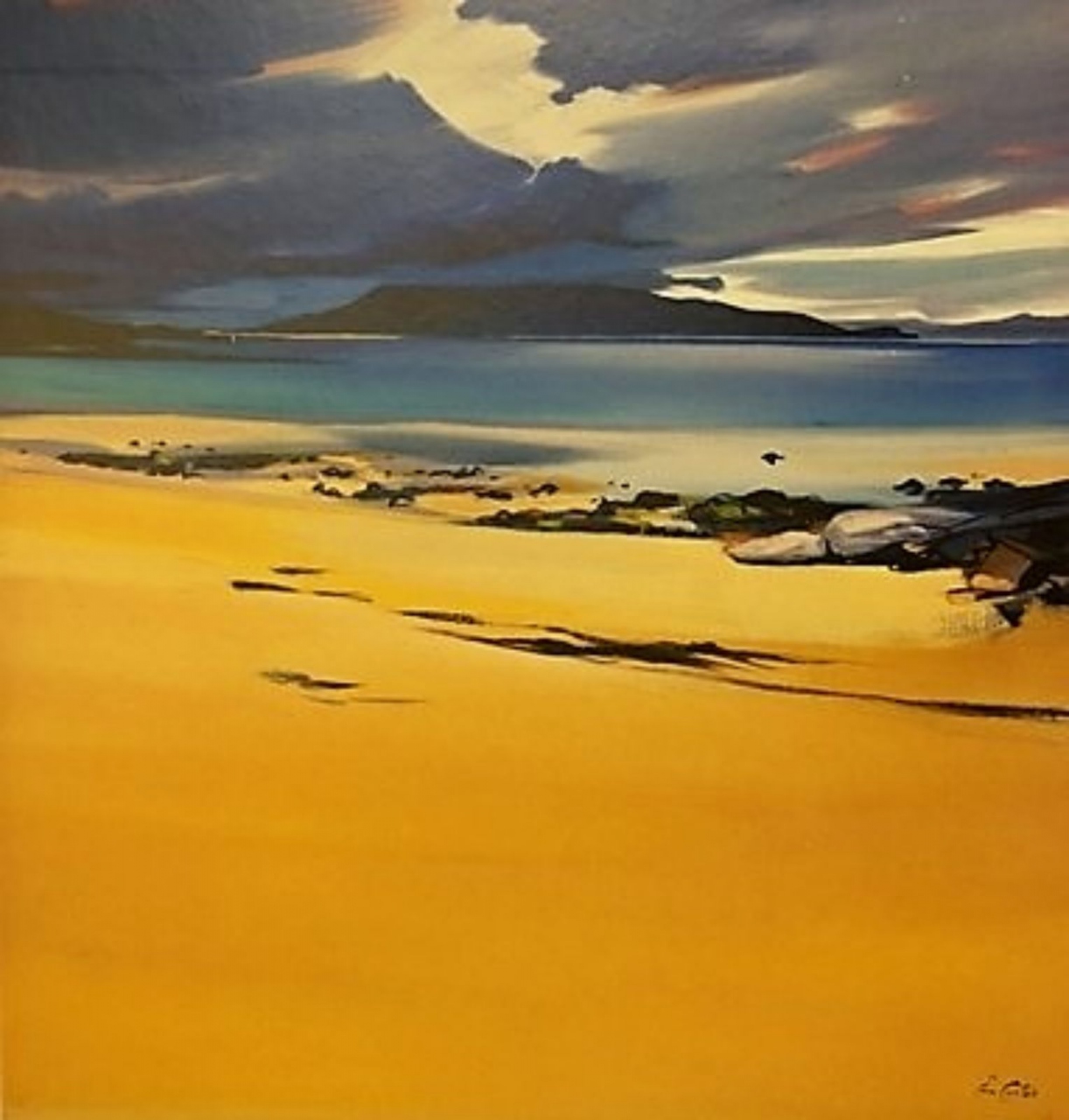 Picture of Niabost Sands by Pam Carter