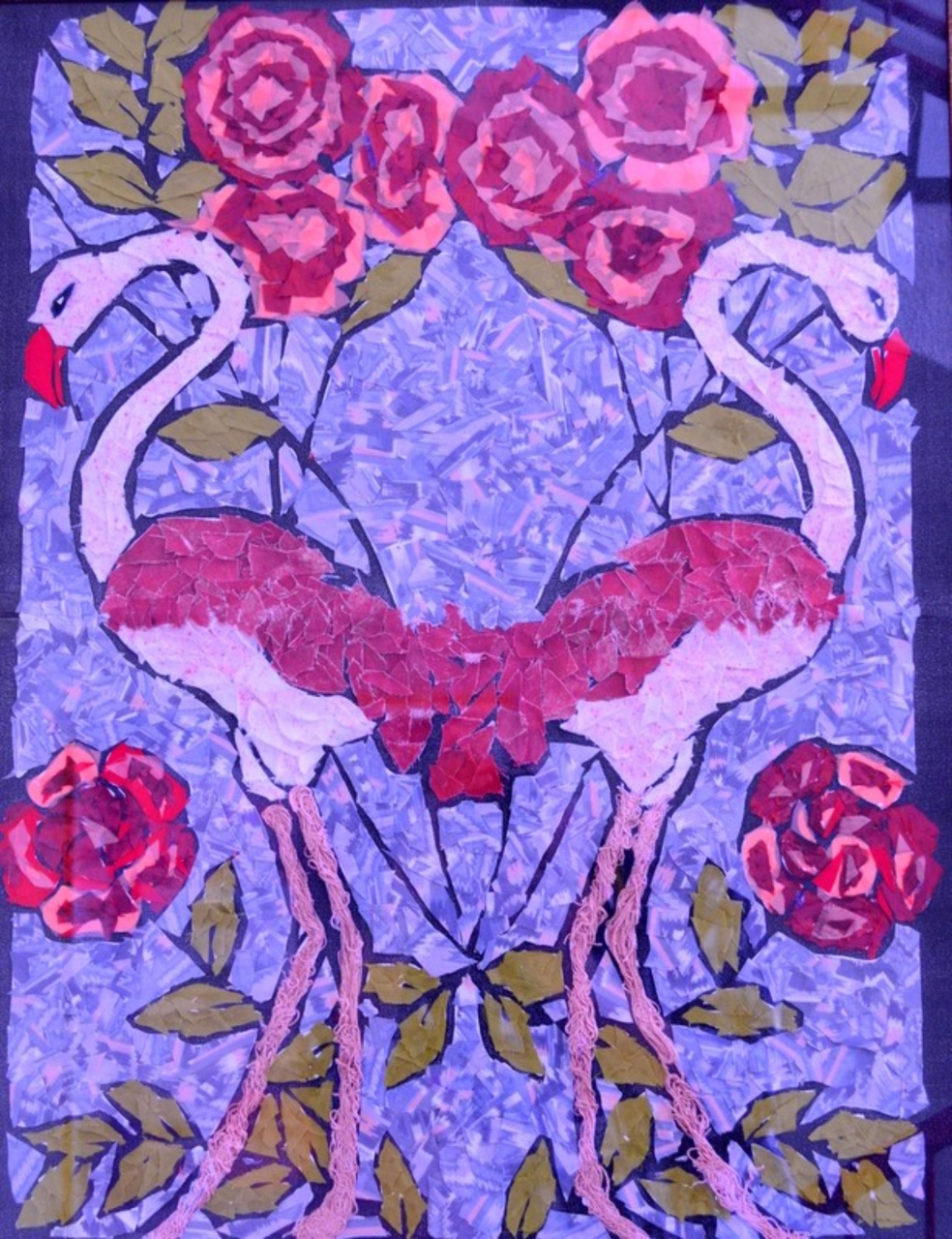 Picture of Flamingo Collage by Cath / Rena Spittal / Boston