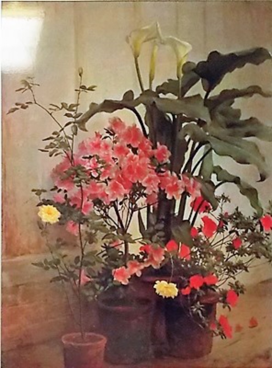 Picture of Side of a Greenhouse by George Cochrane Lambdin