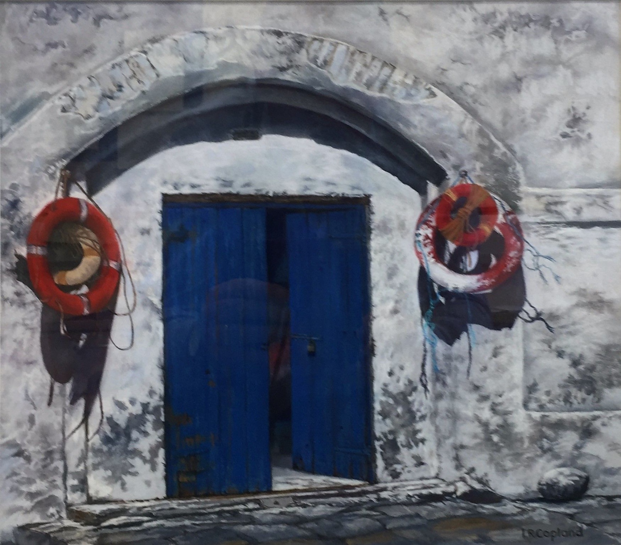 Picture of Old Boathouse by Isabel R Copland