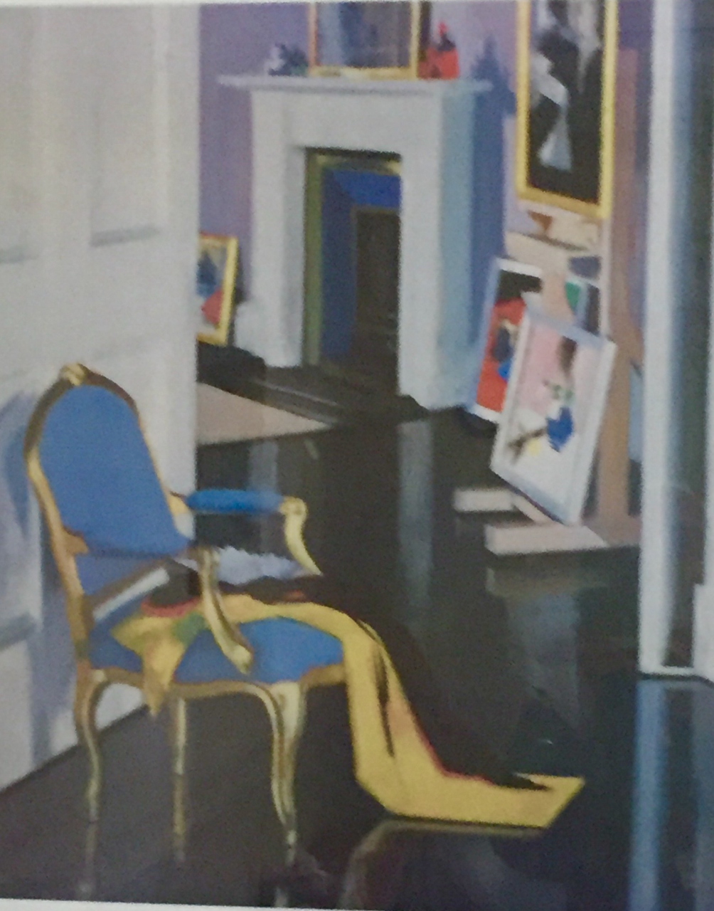 Picture of Blue Chair by Francis Caddell