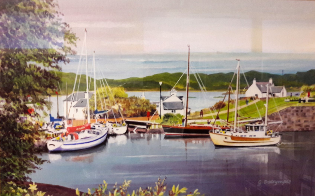 Picture of Almost Through.... Crinan by George Dalrymple