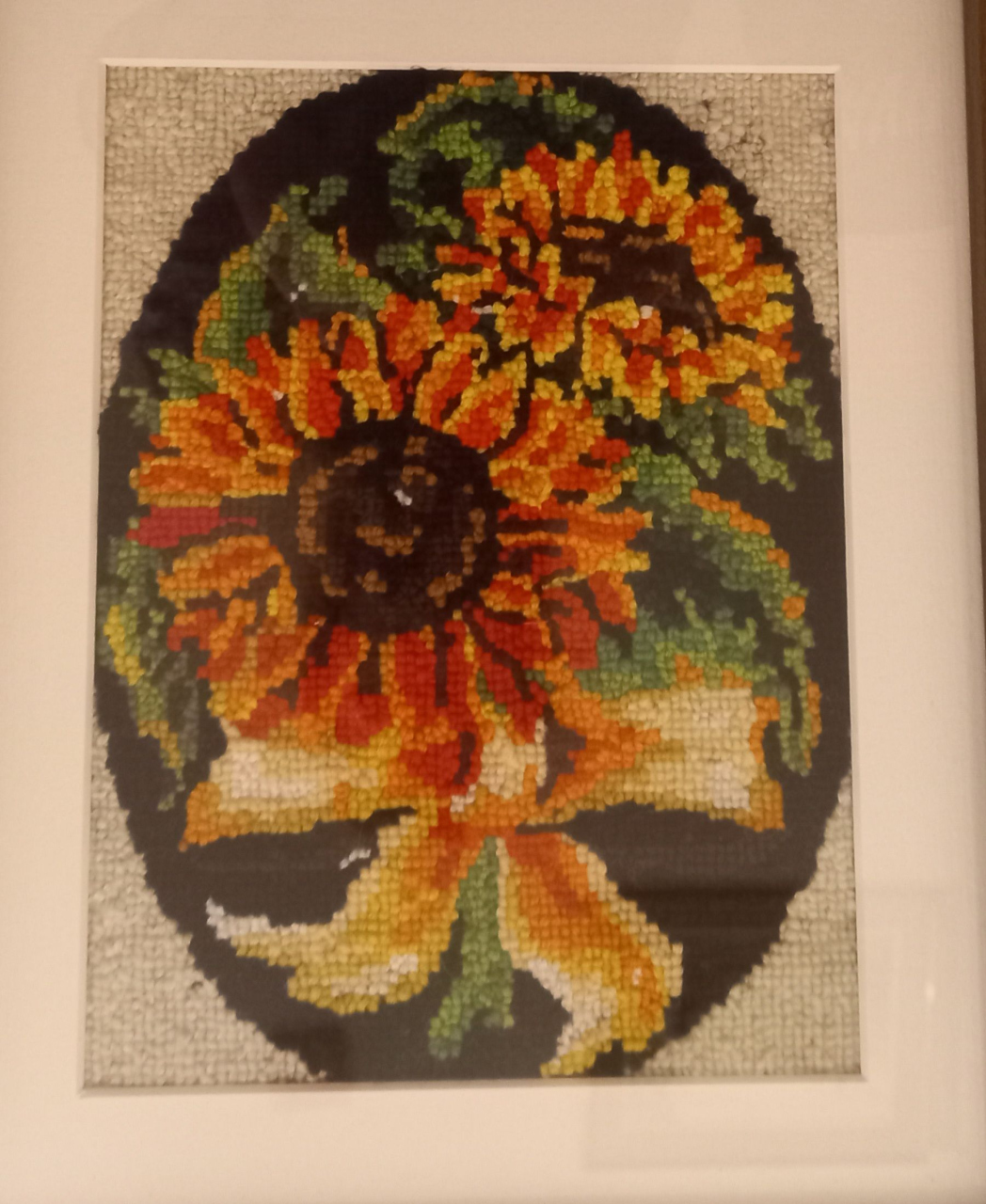 Picture of Needlework Sunflowers by Debbie Pender