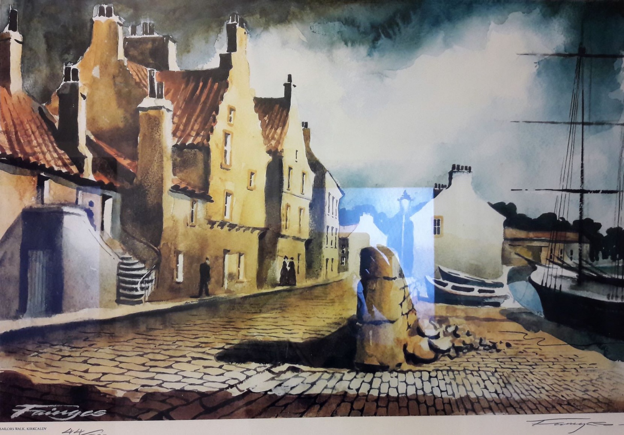 Picture of Sailor's Walk, Kirkcaldy by J. Fainges Gourlay