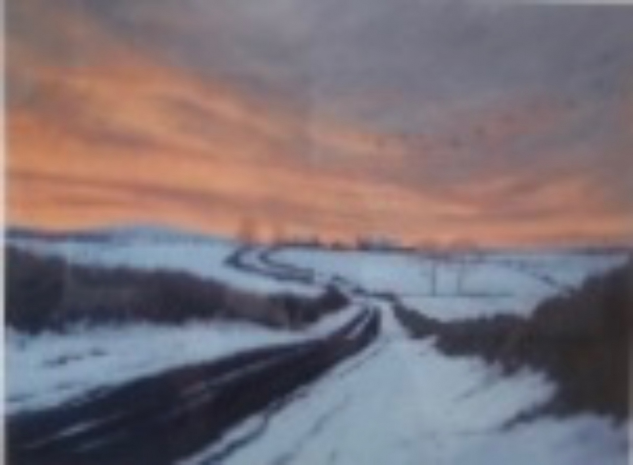 Picture of Sunset Snow by D G Robertson